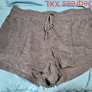 90 Degree By Reflex Women's Athletic Gray Shorts